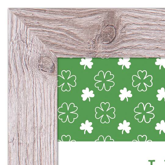Lets Get Shamrocked Framed Print 11" x 14" Western White Framed Print